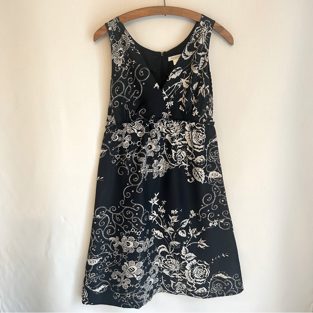 Garnet Hill ~ Silk Floral  Romantic Dress